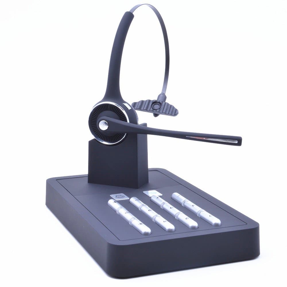 Amooy 2 in 1 Hands Free Wireless Bluetooth Headset Dock for Landline Telephone Smartphone Mobile Phone, Boom Mic Wireless Bluetooth Headset for iPhone 6 Other iPhones and Smartphones, Wireless Bluetooth Headset communication management system