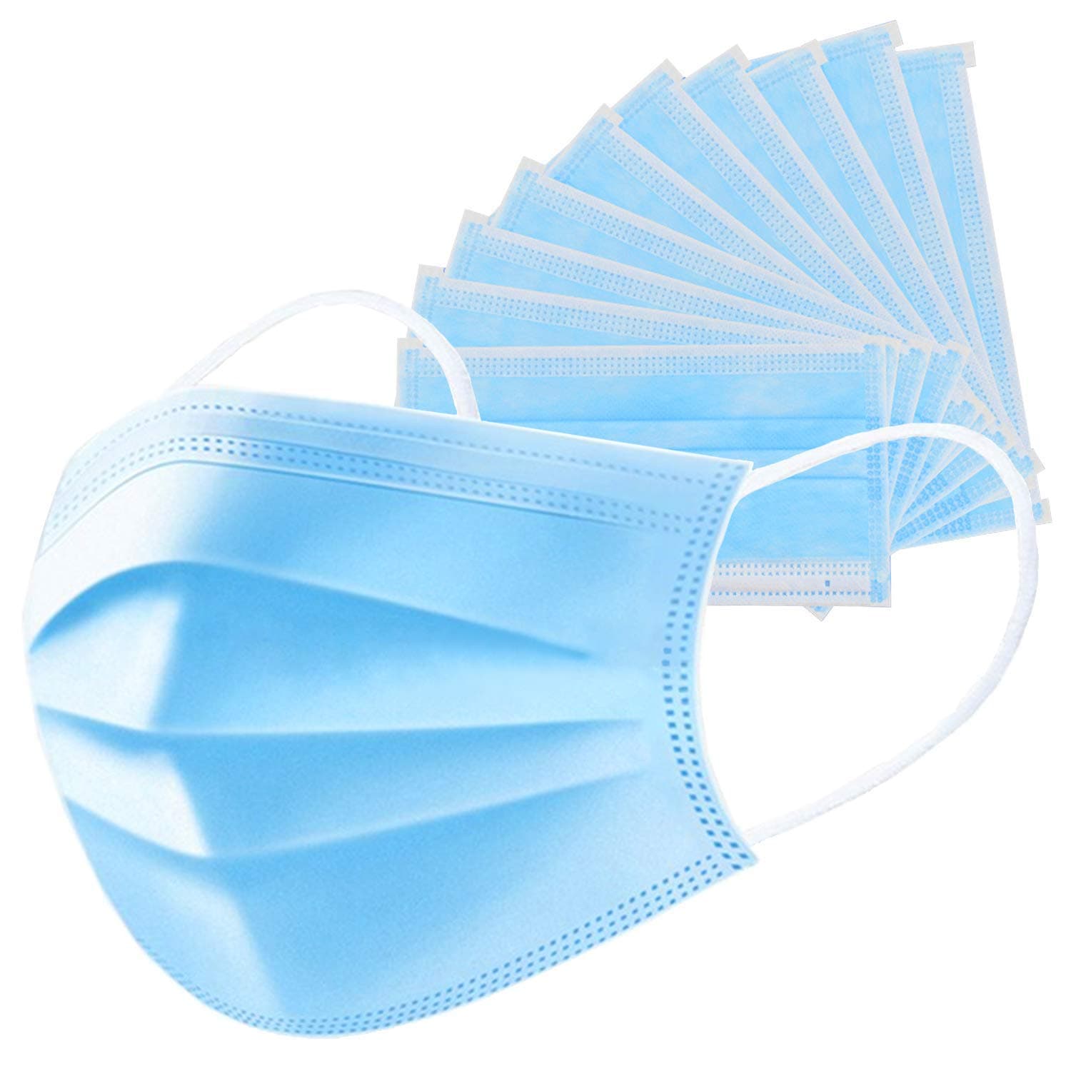 Disposable- Elastic Ear Loop-3 Ply Breathable (50 PCS)