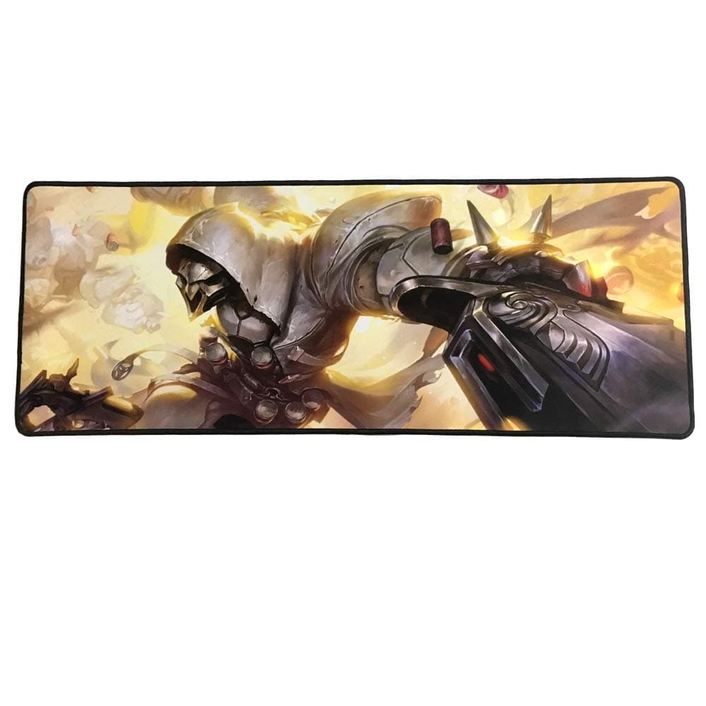Gicon OW Mouse Pad Gaming Mouse Pad Extended Gaming Mouse Mat Reaper 31.5Lx11.8Wx0.12（A）B