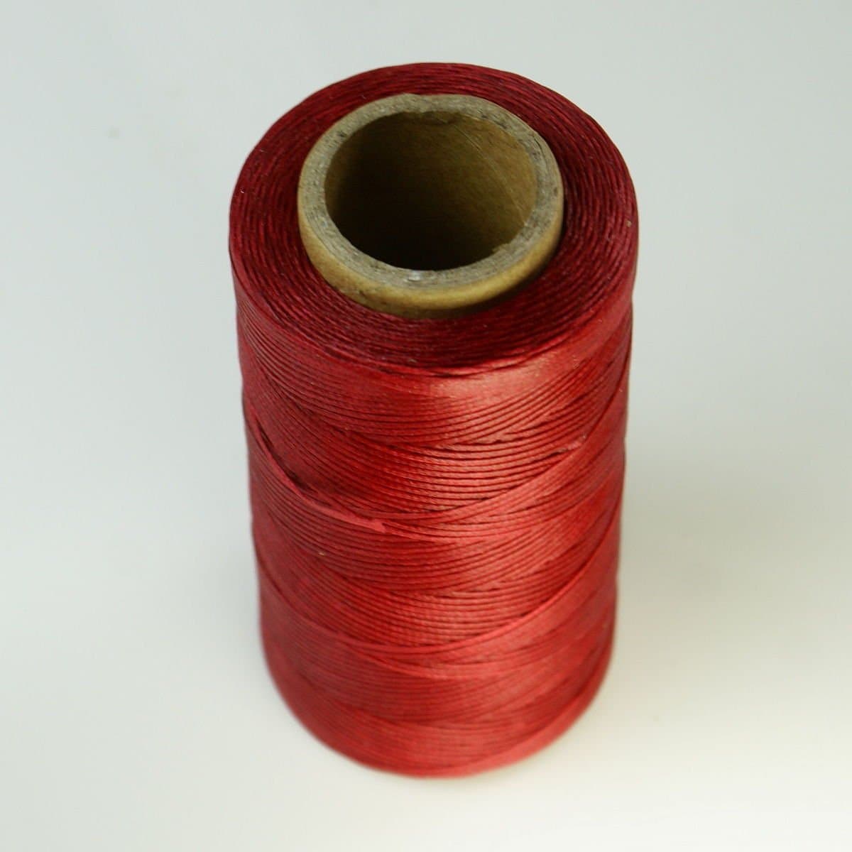 284Yard 1mm 150D Waxed Thread String Cord Sewing DIY Craft Tool Leather Stitching for Chisel Awl Upholstery Shoes Luggage Red 1 Pcs