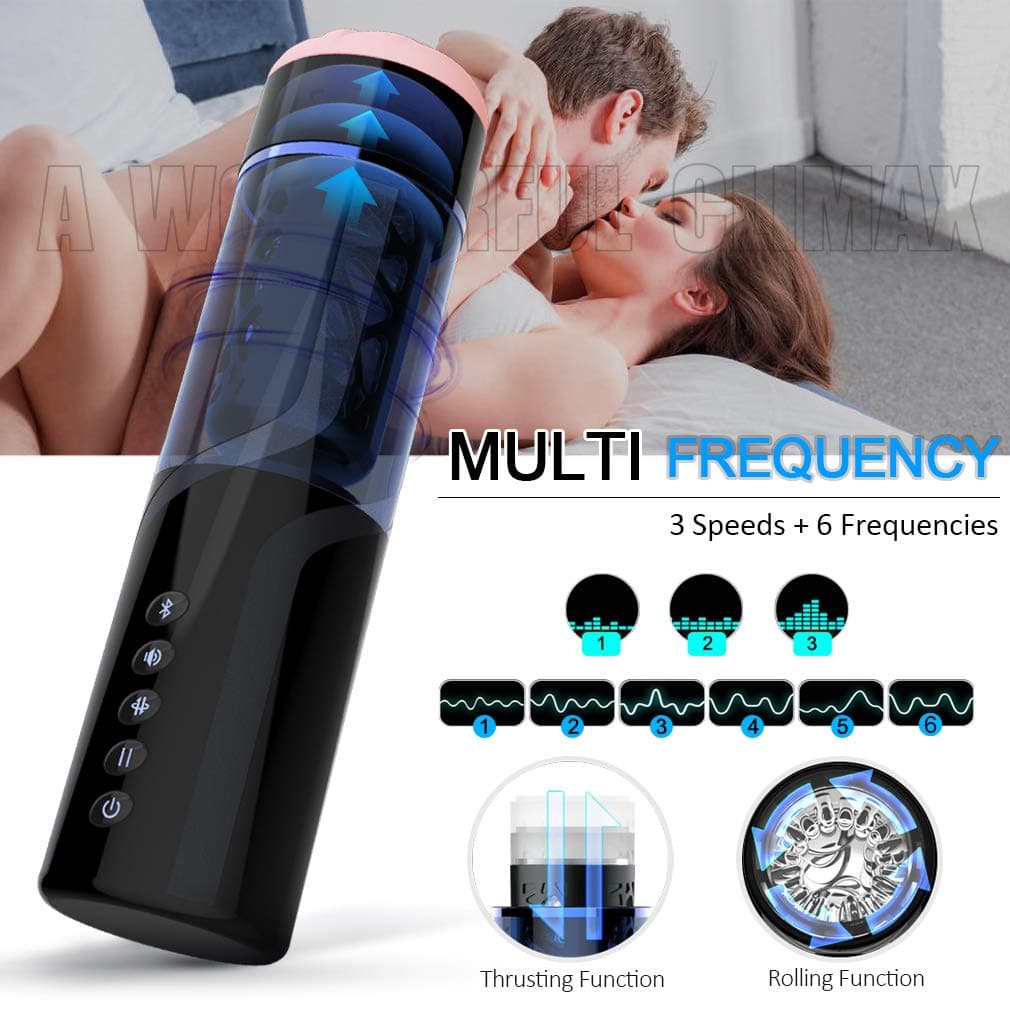 Automatic Piston Cup Electric Thrusting Machine 3D Sexyy Underwear for Men Sucking Handfree Male Ṃásturbátor for Man Oral Sucker Deep Throat Real Ᵽússy Pocket Sleeve Stroker Love for Men