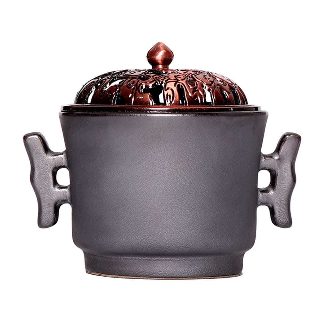 SYTH Celadon Electronic Incense Burner,Aroma Diffuser Censer Temperature-Adjustable,Household Indoor Plug-in Incense Burner,for Home Decor Yoga Bedroom