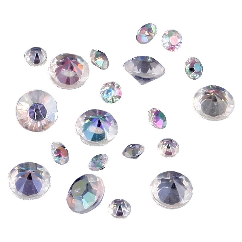 5000 Diamond Scatter Crystals Wedding Table Decorations mixed sizes (AB/lridescent Two sizes)