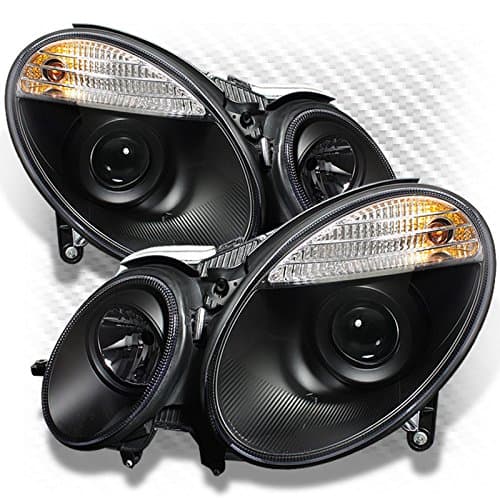 Xtune HID Model 2003-2006 Mercedes Benz W211 E-Class Projector Headlights Black Pair Left+Right 2004 2005