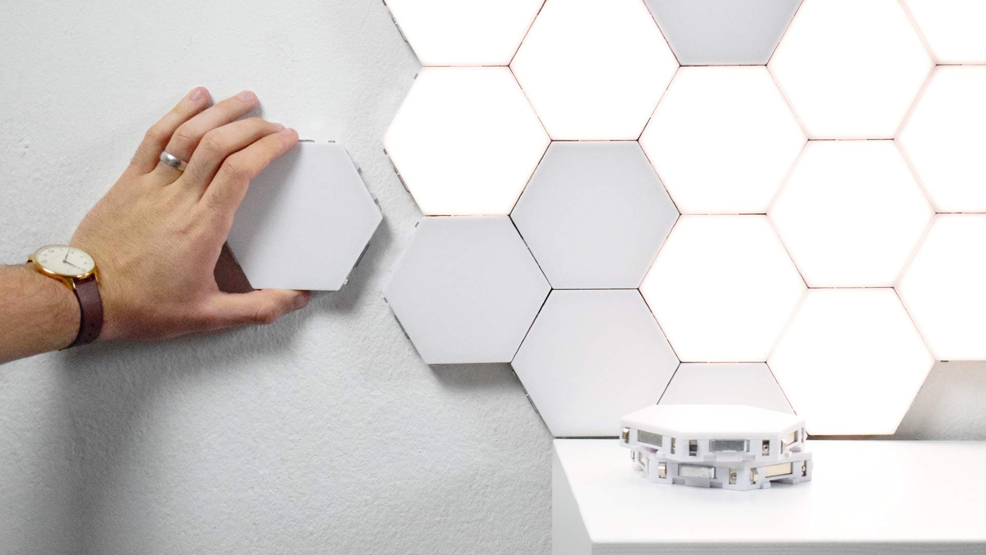 Helios Touch Modular Wall Lights (Warm White, 10 Pack)