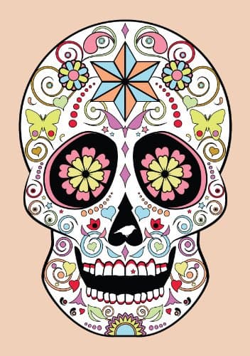 Sugar Skulls wrapping paper