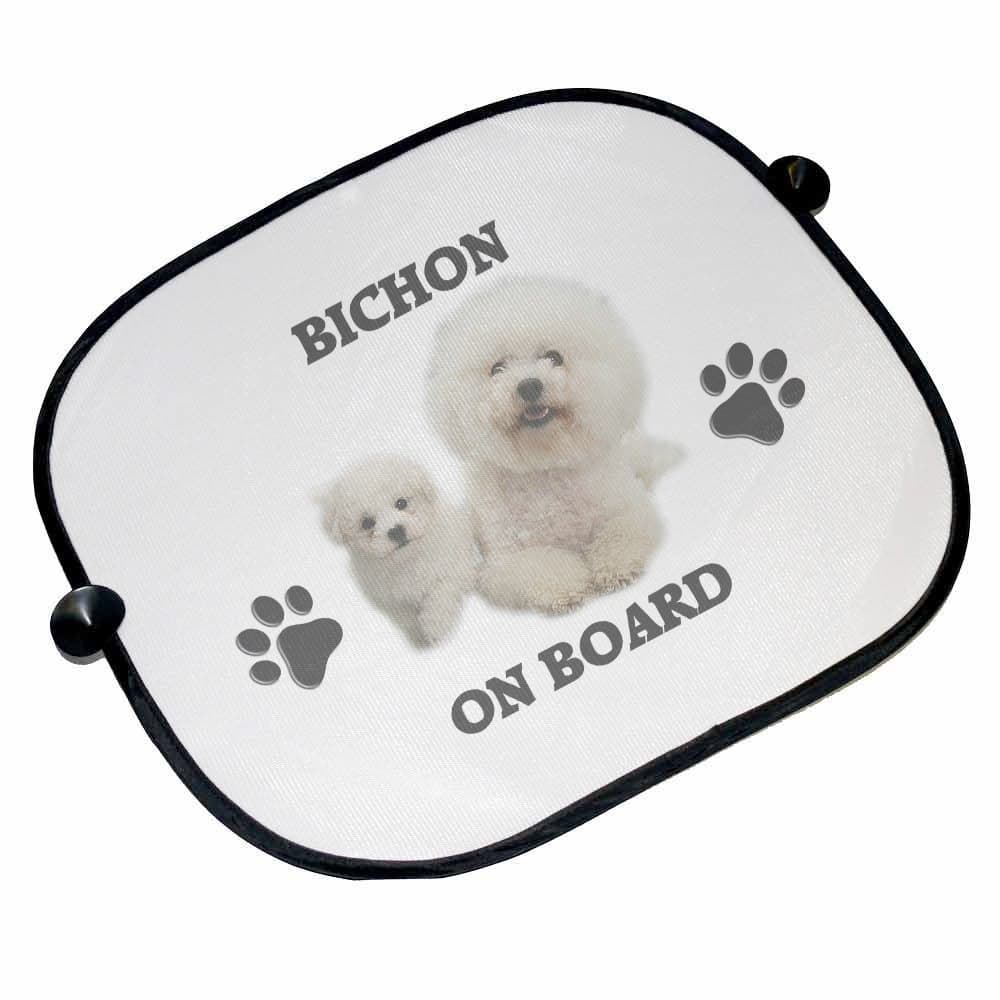Bichon On Board Car Sun Shades