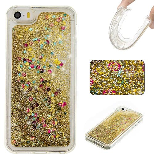 iPhone 5 Case, iphone 5S Case, iphone SE Case Betty Slim Thin Clear Shockproof Rugged Case Soft PC Bumper [Dual Layer] Protective Back Cover for iPhone 5/5S/SE