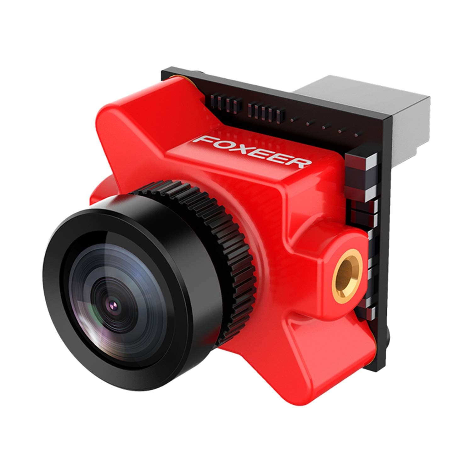 EVAIKON FOXEER Predator Micro V3 FPV Camera 1.8mm Lens 1000TVL 16:9/4:3 PAL/NTSC Switchable Super WDR OSD Micro Camera for FPV Racing Drone Quadcopter(Red)