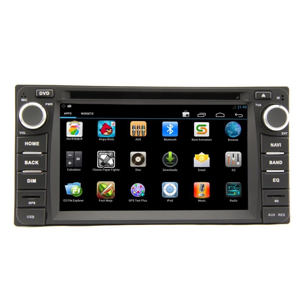 Android 4.2 Car DVD Player GPS Navigation for Universal Car Black 6.2inch