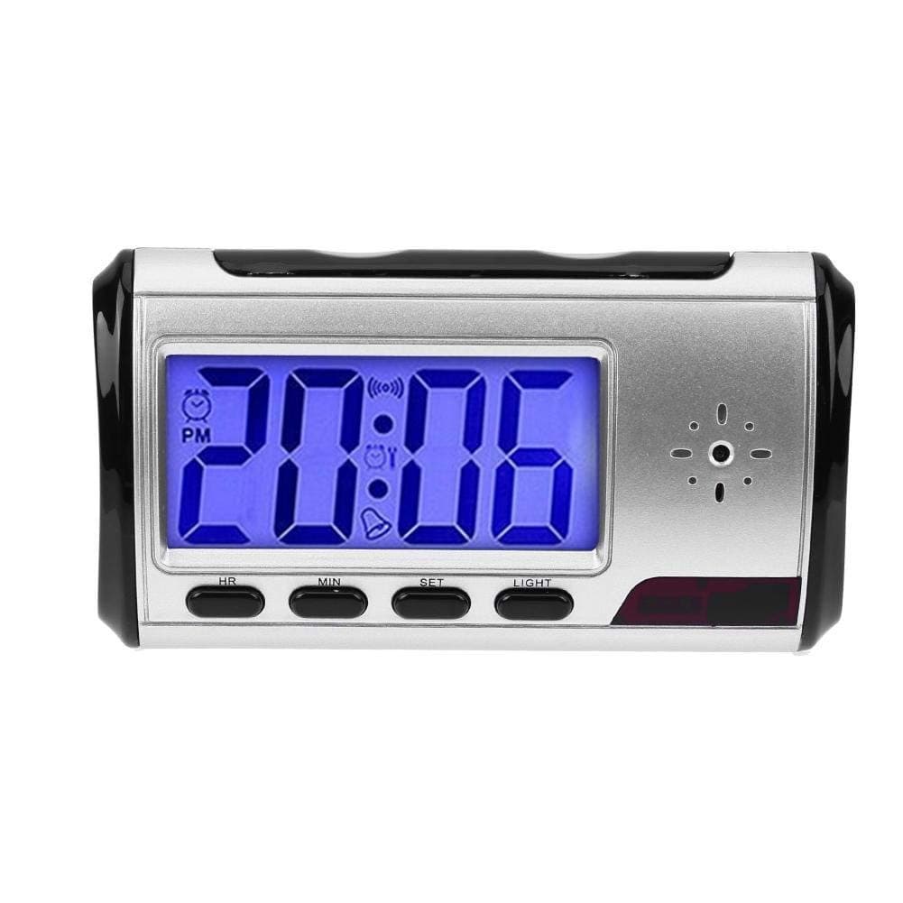 Sekuai Mini HD DVR Hidden Camera Alarm Clock Motion Detection Video Recorder Cam