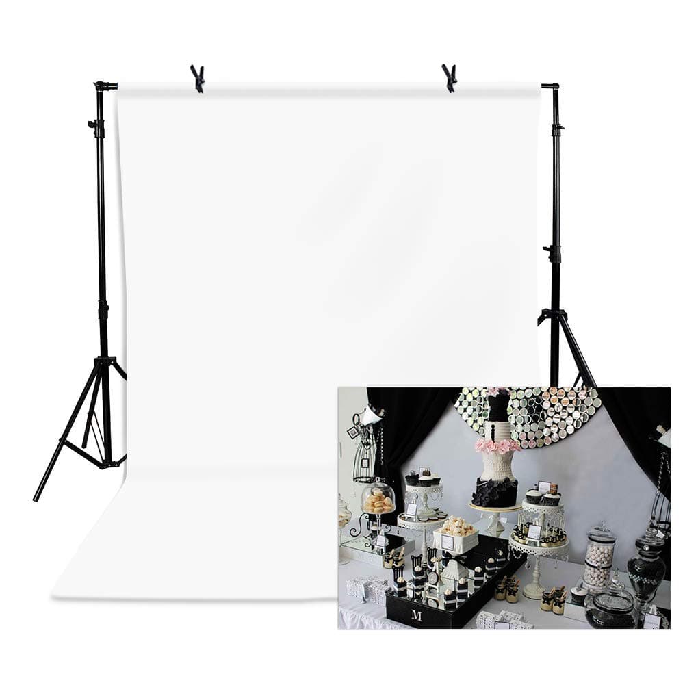 White Backdrop 5x7ft Photo Studio Collapsible Background Solid Color Screen Photo Backgrounds Studio Photography Props TAY002