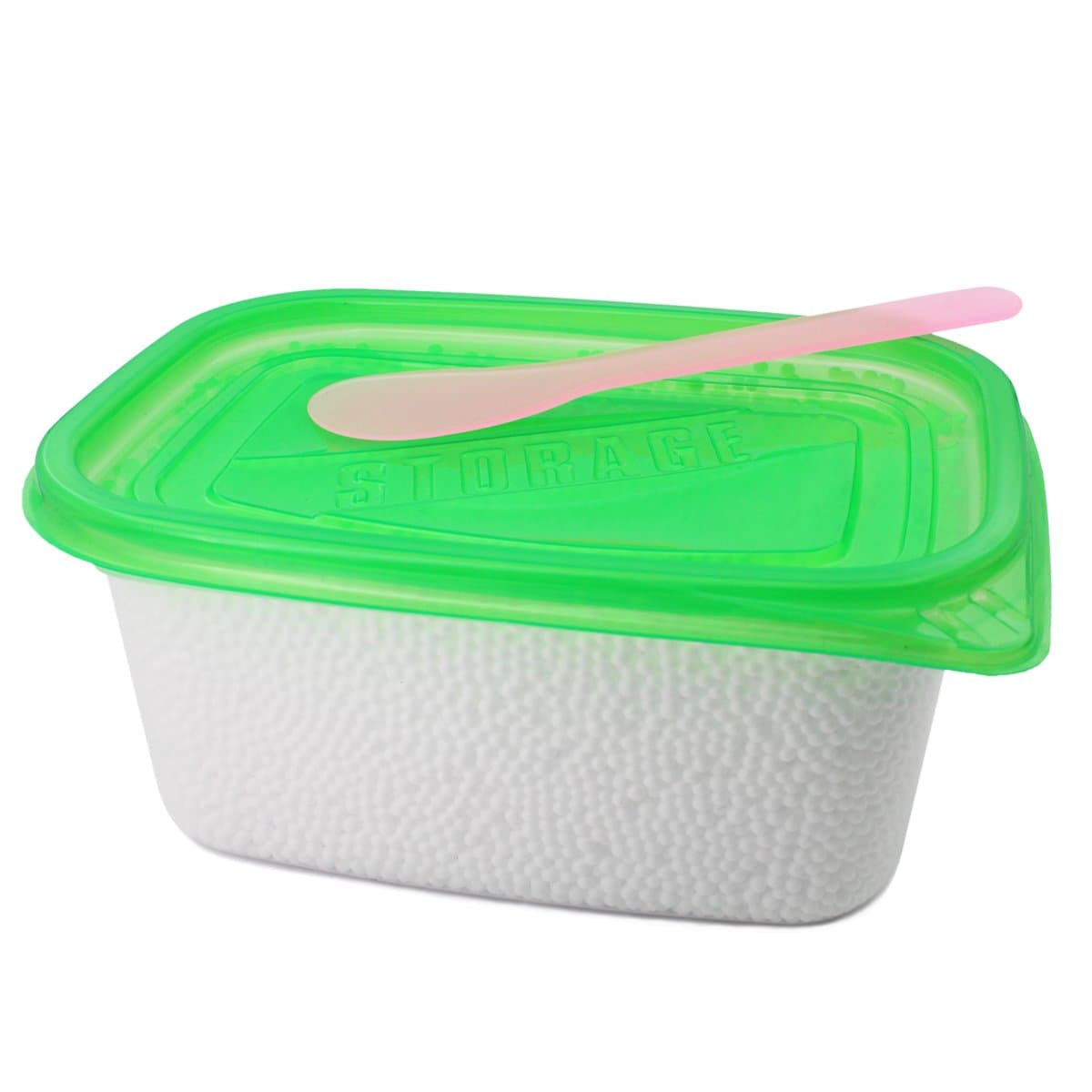 2-4mm Slime Styrofoam Balls (White,709ml)