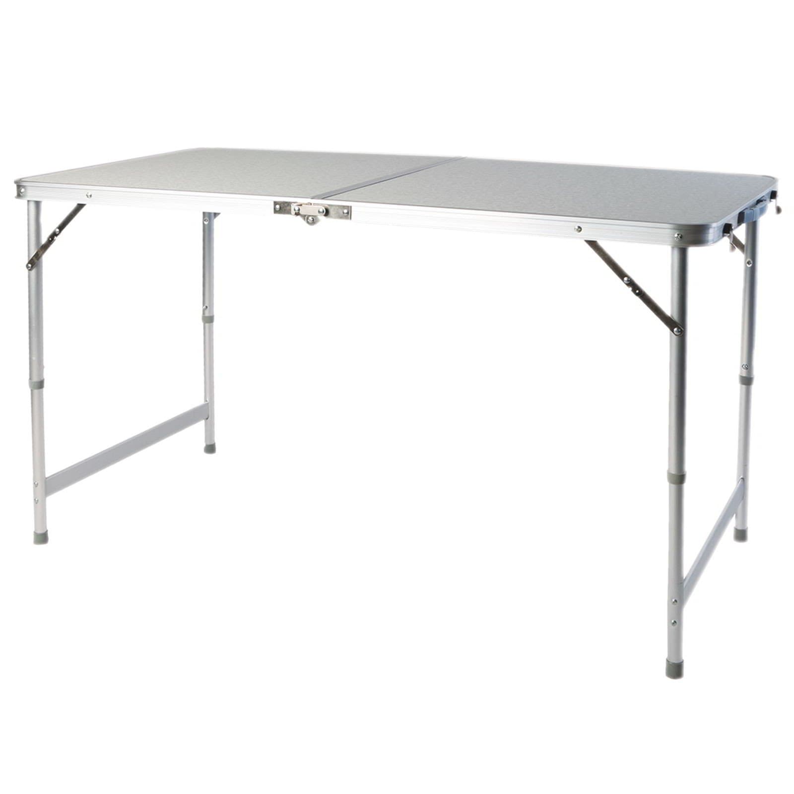Folding camping table, with fold-out design, MDF table top, 120 cm x 60 cm x 54 cm