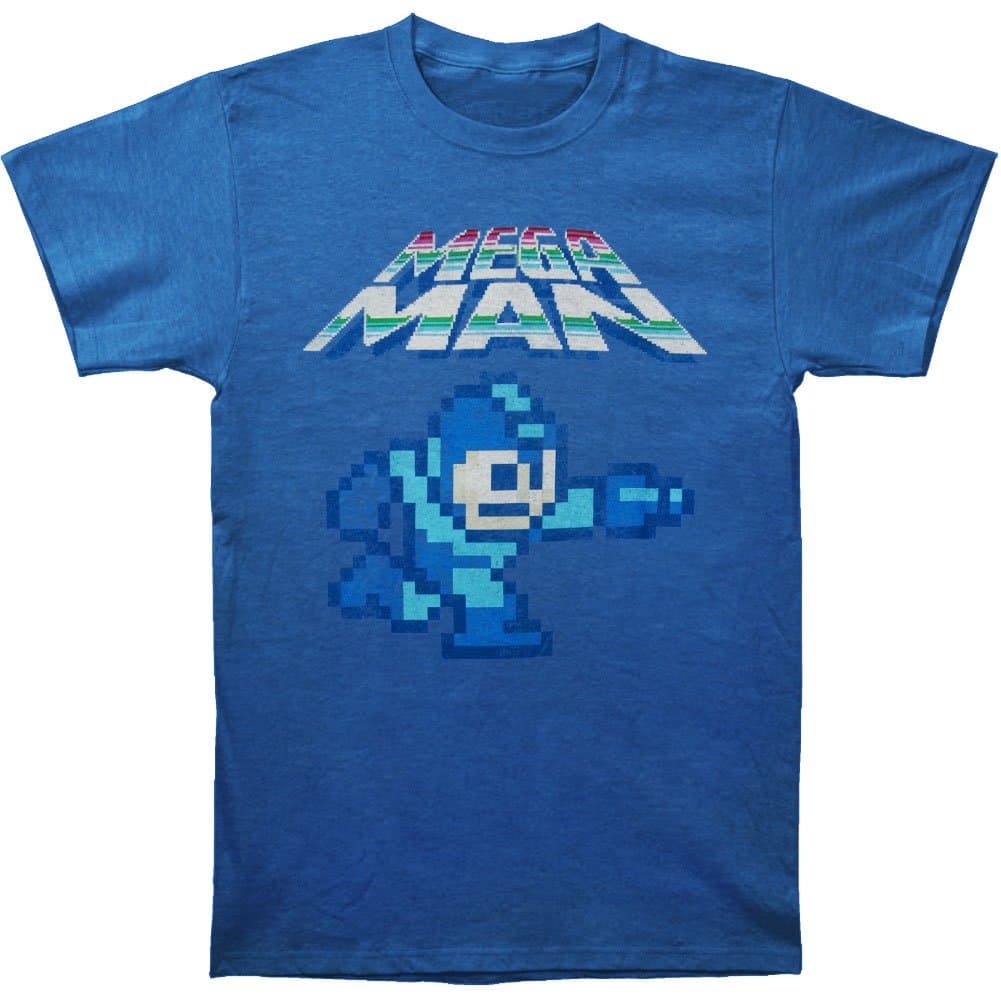 Megaman Pixel T-Shirt - Blue