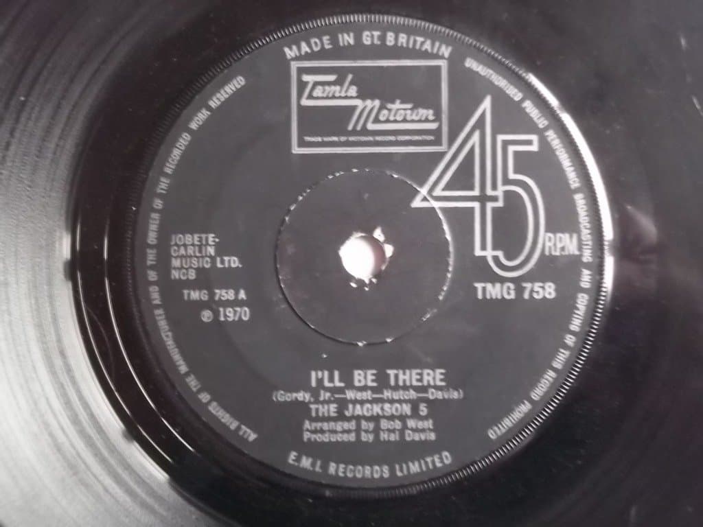 The Jackson 5 Five (Michael) I'll Be There UK 45 7" single Tamla Motown TMG 758