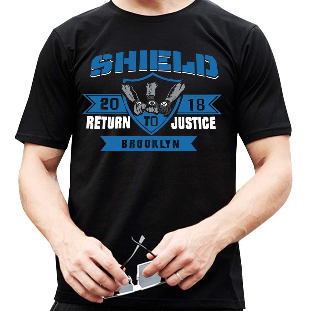 WWE 2018 Return Justice Brooklyn Shield Tshirt - Shield United Tshirt