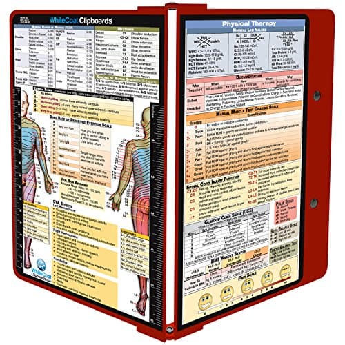 Whitecoat Clipboard® - Red Physical Therapy Edition