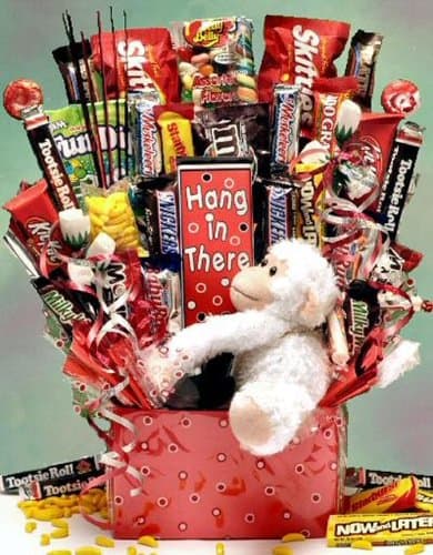Hang in There Chocolate Gift Basket