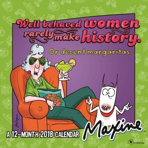 2018 Maxine Wall Calendar