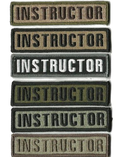 (6) Pack - HLK Culpeper Tactical Morale Hook Patches Morale Instructor Bundle