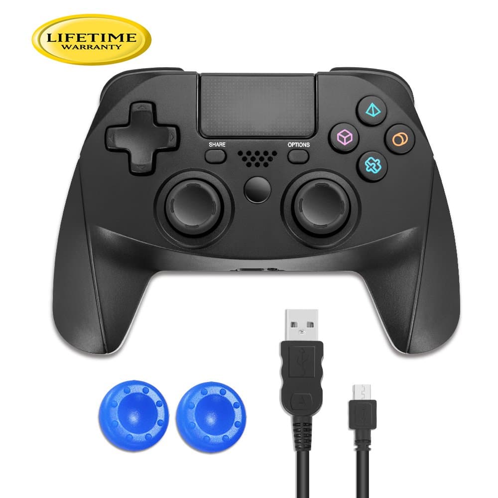 PS4 Controller Wireless Gamepad - OUBANG（2018 New Joystick PS4 Remote Control for Playstation4,Including USB Charger Heavy Duty PS4 Controller (Full Function)