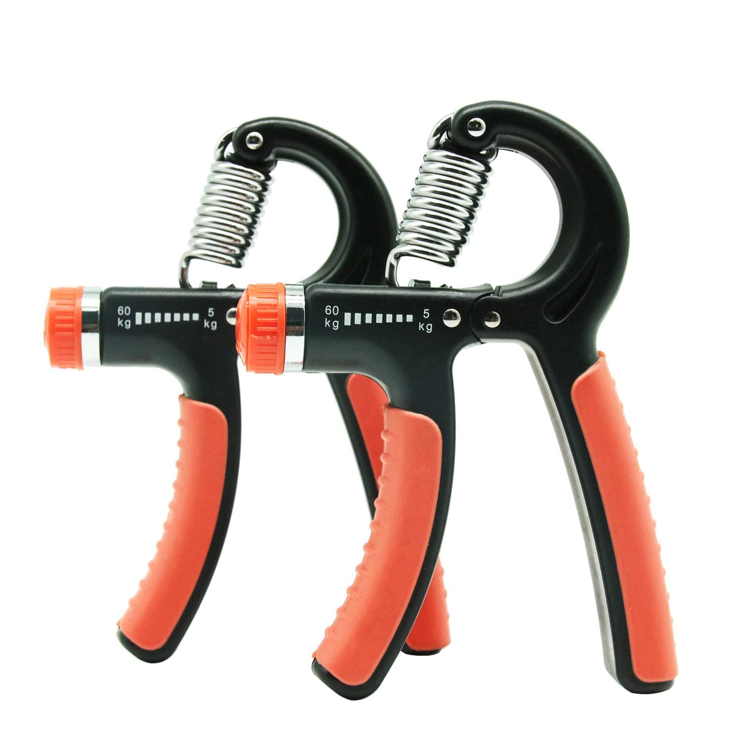 Adjustable Grip Strength Trainer,Hand Exerciser Grip Strengthener Squeeze Spring Resistance 11-132Lbs(5-60KG),Hand Press Exercise Gripper Best for Hand Wrist Forearm Flexor Strengthening Workout