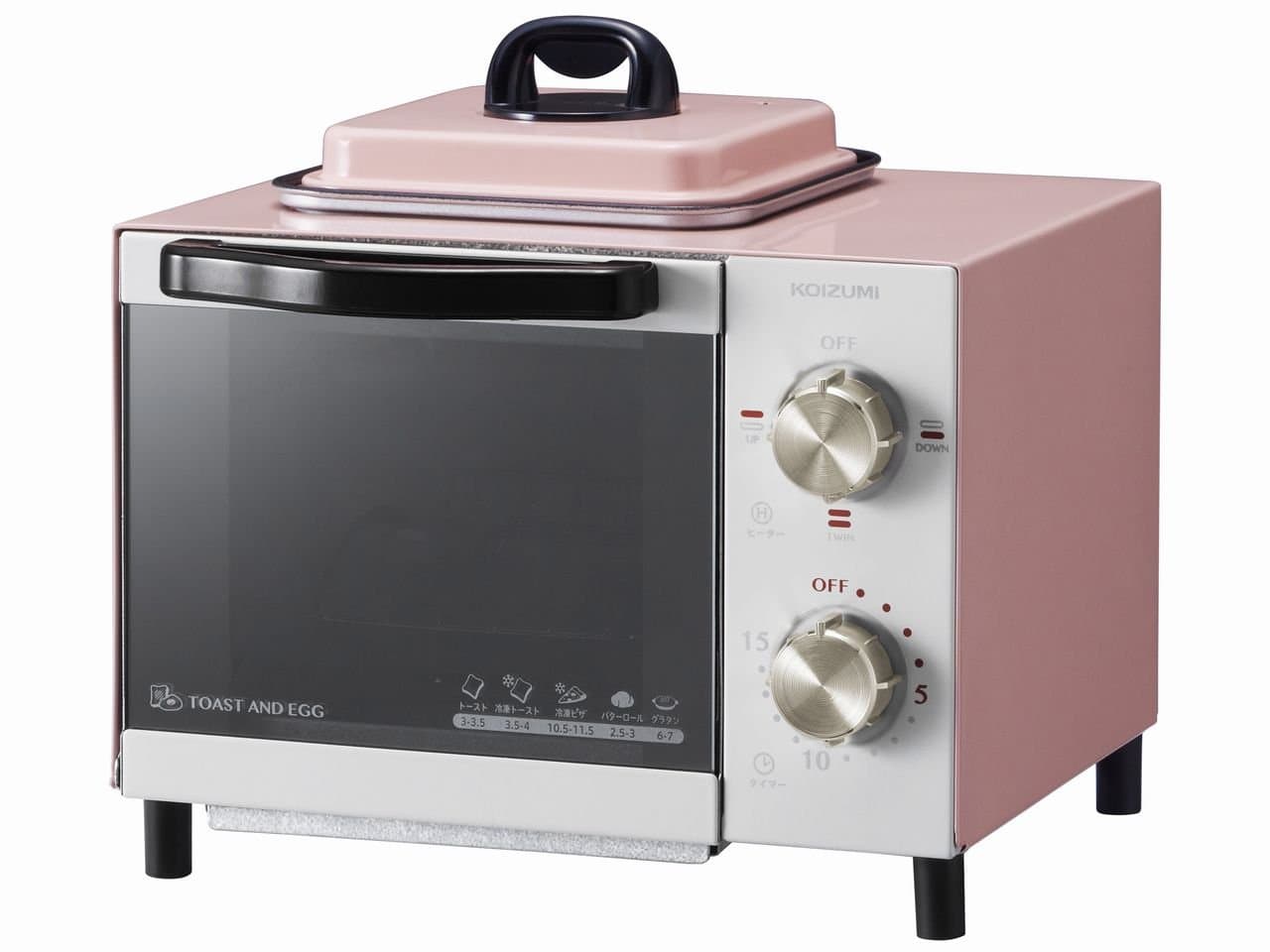 KOIZUMI Toaster oven With fried eggs function KOS-0703 (Pink)