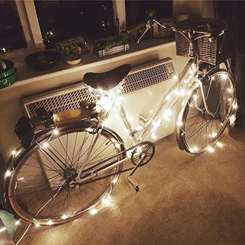 Kitlit 50LED Battery Powered String Lights 6M 8 Modes Lights for Christmas Party Indoor Outdoor Use White