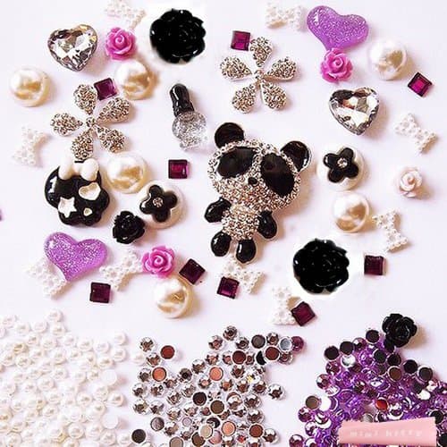 Mini kitty- DIY 3D Bling Cell Phone Case Resin Flat back Kawaii Cabochons Deco Kit / Set ,cellphone diy (cute bear &amp; hearts) for iphone 4 4S ,iphone 5 5c 5G,for iphone 6 iphone 6 plus for samsung note 4 samsung s5 mini s5 i9600 for samsung galaxy s3 i9300 ,for samsung galaxy s4 i9500 for sony/htc/nokia/google etc Valentine's Day Lovers Easter best unique creative cool gift