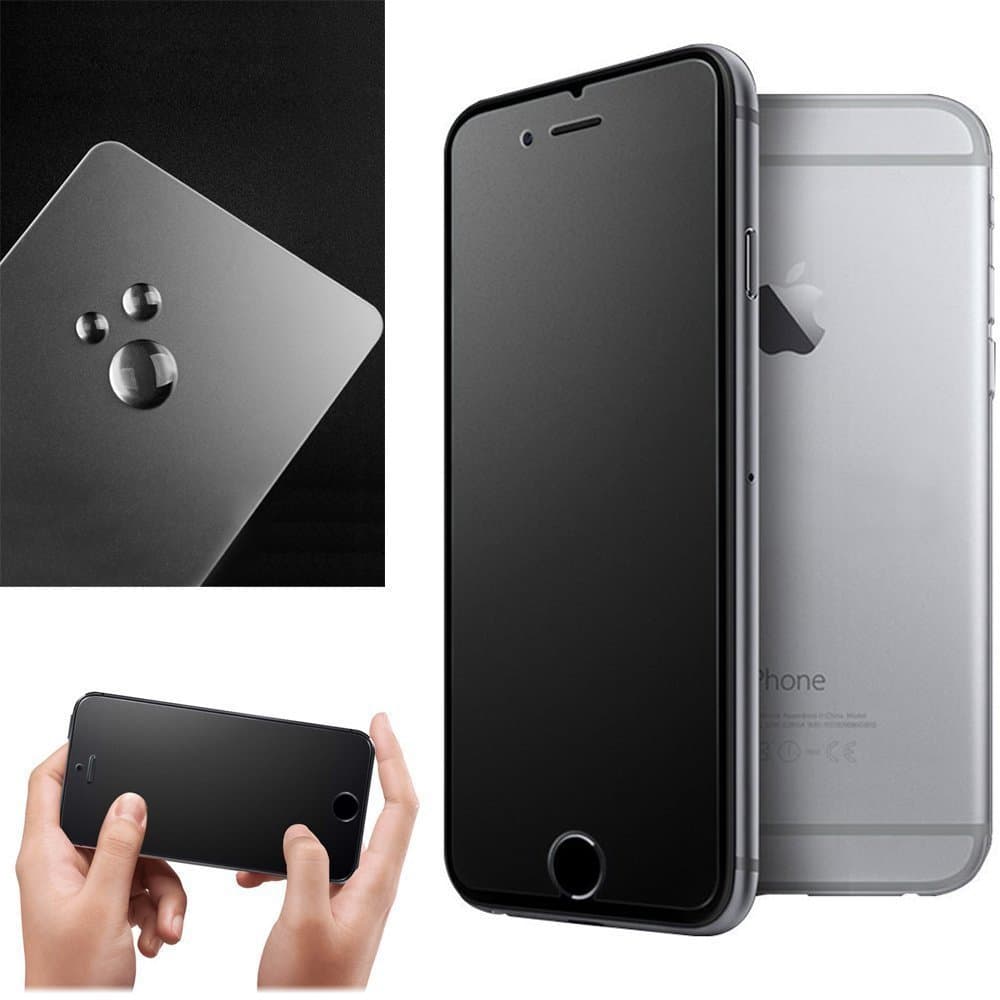 LITUO iPhone 6 6S Plus Screen Protector Matte Anti-Glare & Anti-Fingerprint 9H HD Clear Tempered Glass Film (iPhone 6 6S)
