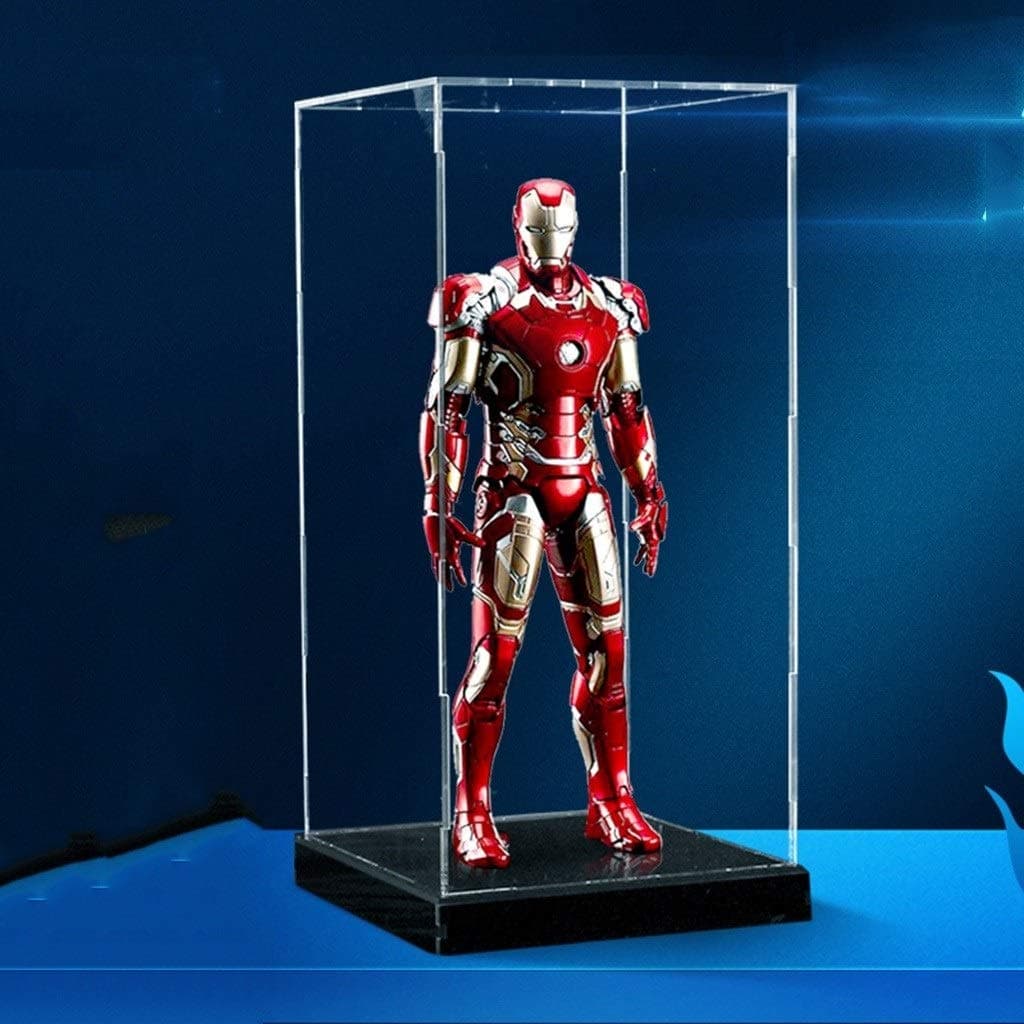 TXOZ Acrylic Display Boxes, Display Model Ornaments, Decorative Statues Animation Tool for Protection (Size : 30cm×20cm×40cm)