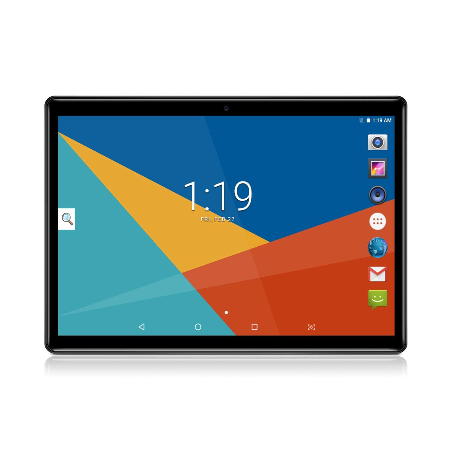 10 Tablet| 10.1" Inch Tablets PC Android 7.0,HD,3G, WiFi, GPS, GSM, Octa Core, 64GB+4GB, Dual Sim Card, 1920×1200 IPS, Black