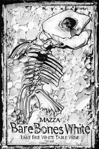 NV Mazza Bare Bones White 750 mL