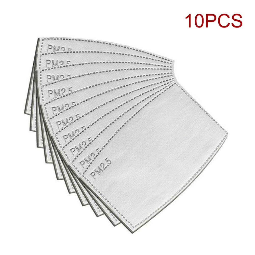 Icepeach 10/30/50Pcs PM2.5 Protective Filter 5 Layers Replaceable Anti Haze Filters for Mouth Masks