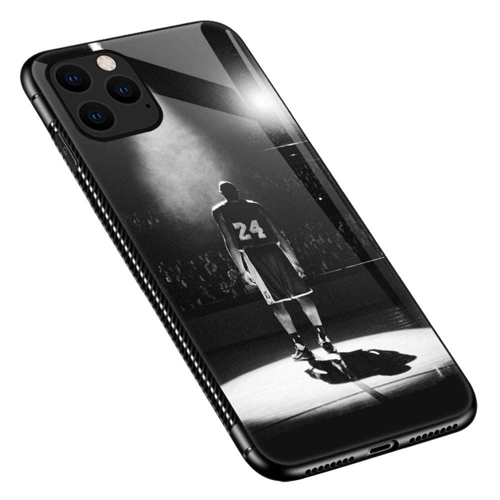 iPhone 11 Pro Max Case,Player in The Spotlight iPhone 11 Pro Max Cases for Girls Boys,Pattern Design Shockproof Non-Slip Tempered Glass Case for Apple 11 Pro Max