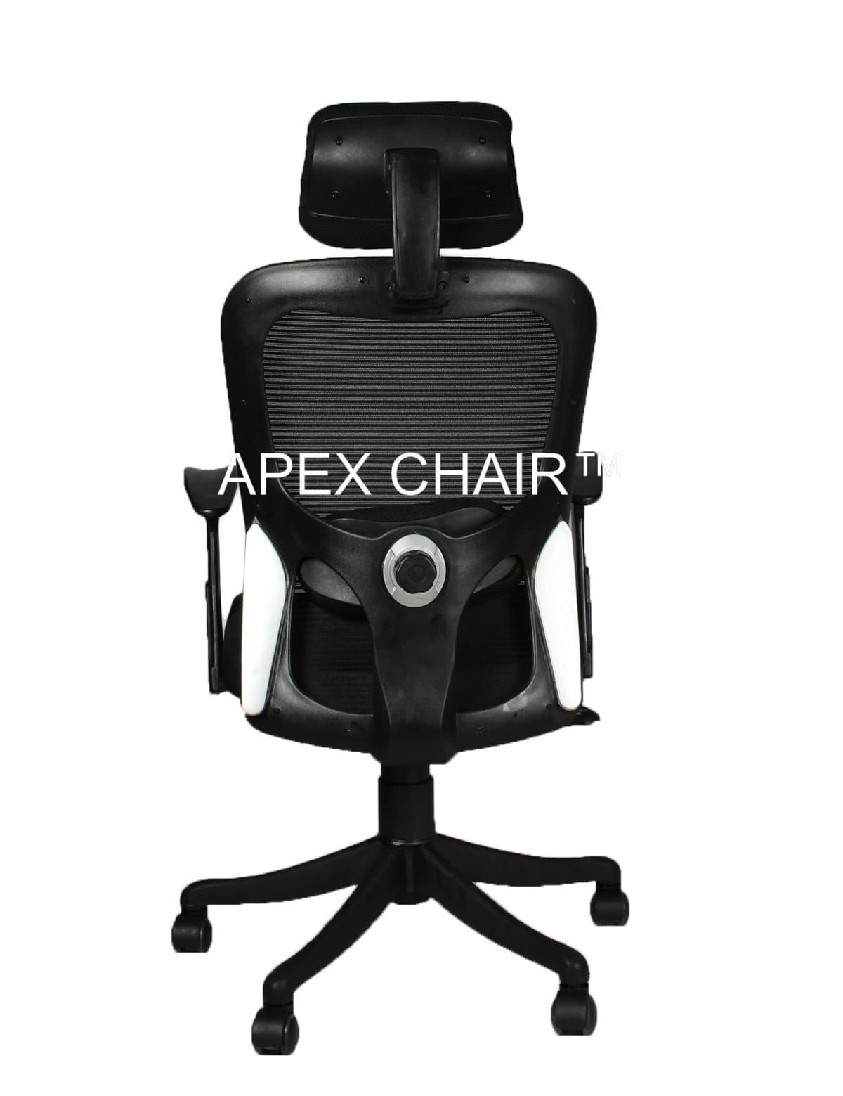 SAVYA HOME APEX CHAIRS Quantum Nylon Base High Back Office Chair (Black)
