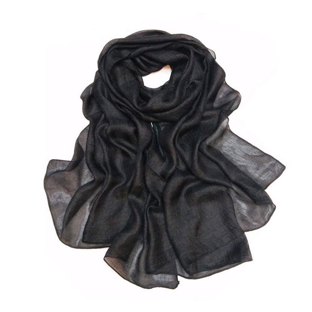 Bettli Womens Extra Large Scarf Shawl Wraps Pashminas Solid Soft Silky for Bridal Evening Wedding Party