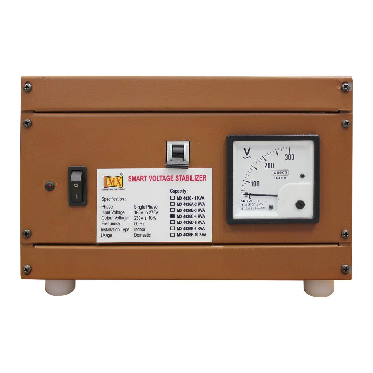 MAXCART Smart Voltage Stabilizer (4 KVA; Single Phase)