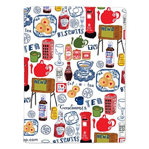 Nutcase Designer Notebook Dairy with Polyfabric &amp; PU Leather CoverÐ Re-fillable Notepad Journal 8"x 6" -150 ruled pages - I Love London City