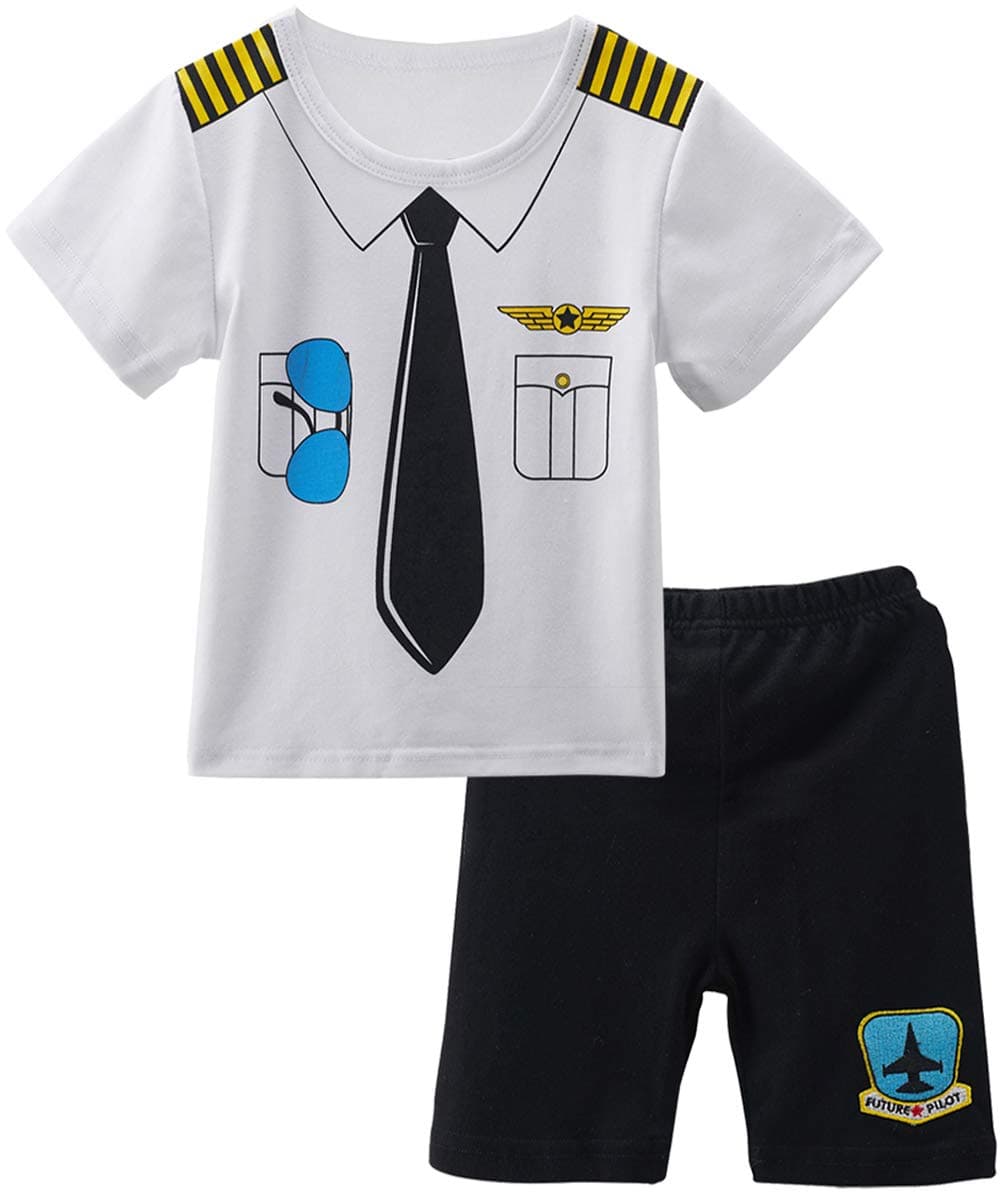 COSLAND Baby Boys' Pilot Short Sets