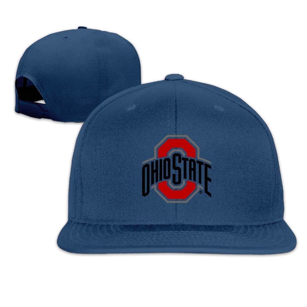 Ohio State Buckeyes Cotton Baseball Caps Fitted Plain Hat