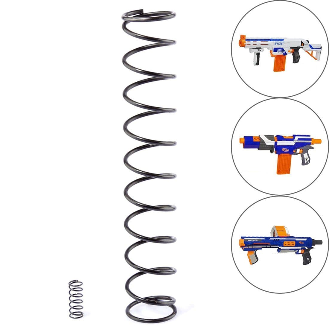 PeleusTech NFstrike Upgrade Spring, 7.8KG Modified Steel Spring for Nerf N-Strike Elite Retaliator
