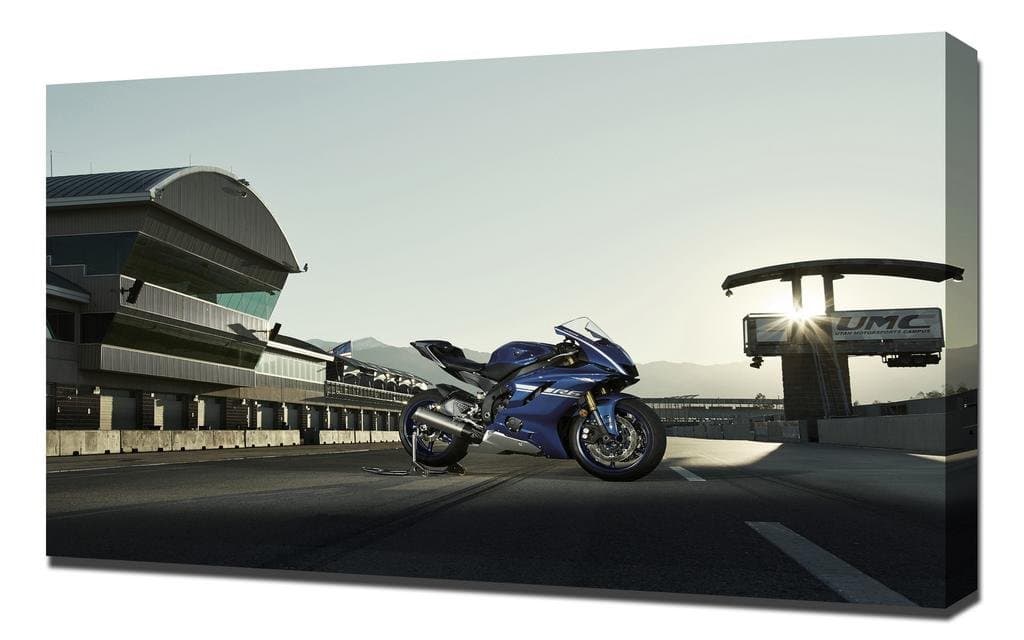 PingooPrints 2017 Yamaha R6 4K E6 - Canvas Art Print - Wall Art - Canvas Wrap