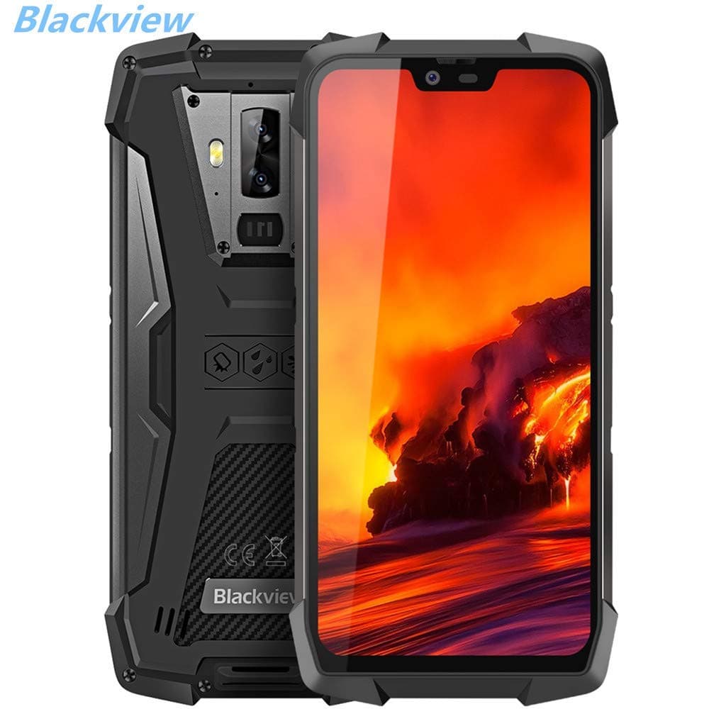 Blackview BV9700 PRO,Android 9.0 4G Smartphone 5.84" 19:9 FHD+ Display,Helio P70 6GB+128GB,4380mAh Battery,IP68/IP69K Waterproof/Dustproof,Dual Camera,NFC,Face ID (9700pro)