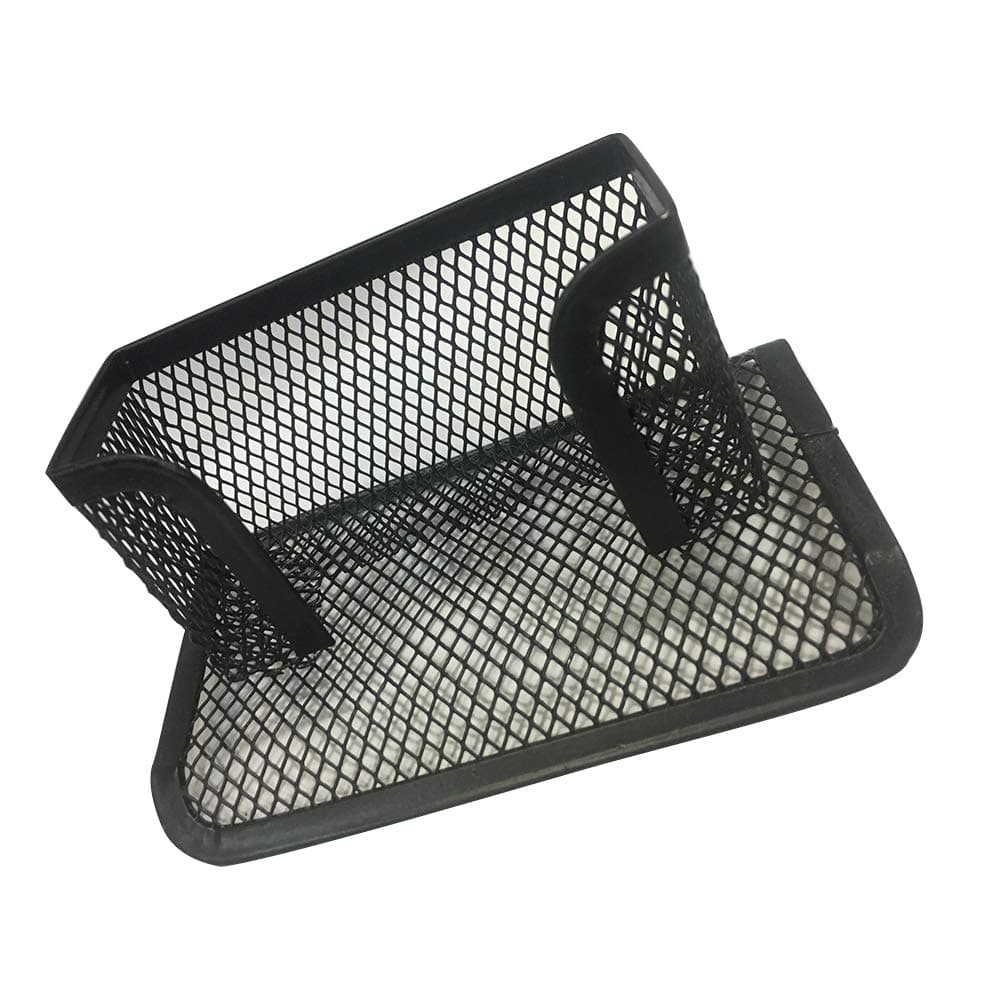 Metal Mesh Business Card Holder Display Name Card Multi-Function Name Card Collection Organizer Metal Mesh Business Card Holder for Office Desk Black