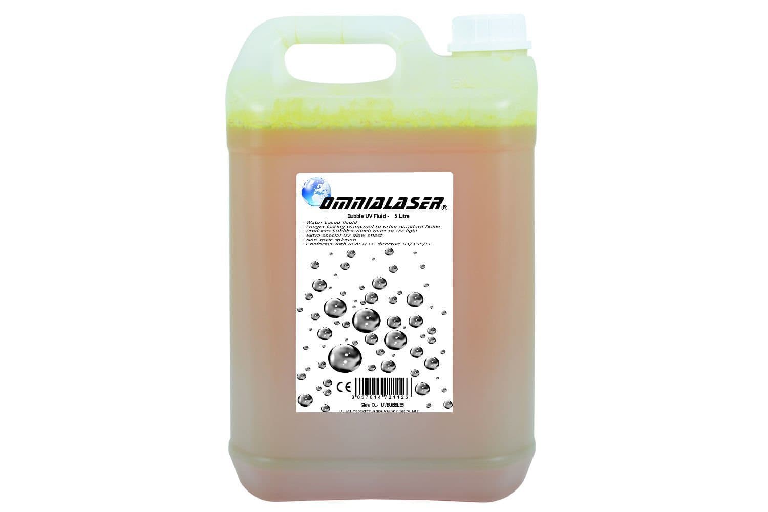 OmniaLaser ol-uvbubble5 Liquid for Bubble Machine Solution for Generators of Soap Bubbles (ol-bubble5). ol-uvbubble5