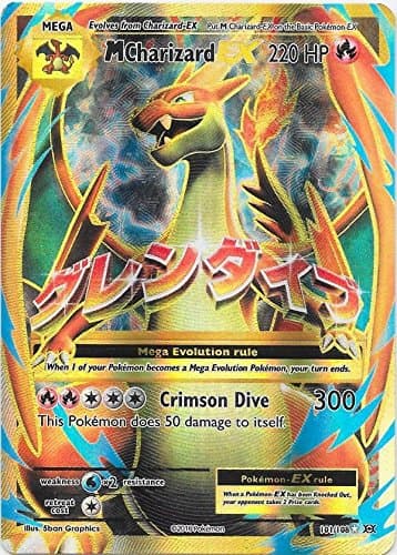 Pokemon TCG XY EVOLUTIONS : MEGA M CHARIZARD EX 101/108 FULL ART
