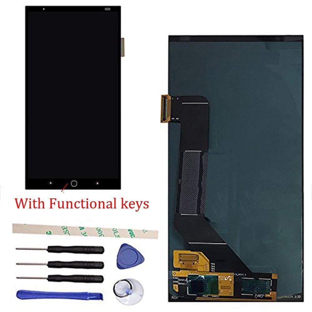 LCD Display Touch Screen Digitizer Assembly Replacement for ZTE Axon 7 A2017 Amoled A2017U A2017G (Black)