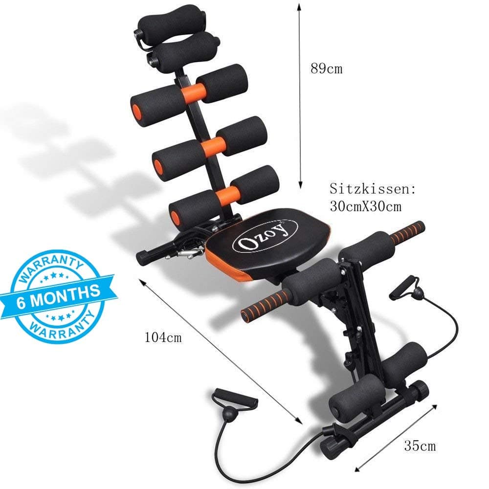 Ozoy Six Pack Abs Exerciser/ 6 Pack Machine 20 Different Mode for Exercise and Fitness Without Cycle
